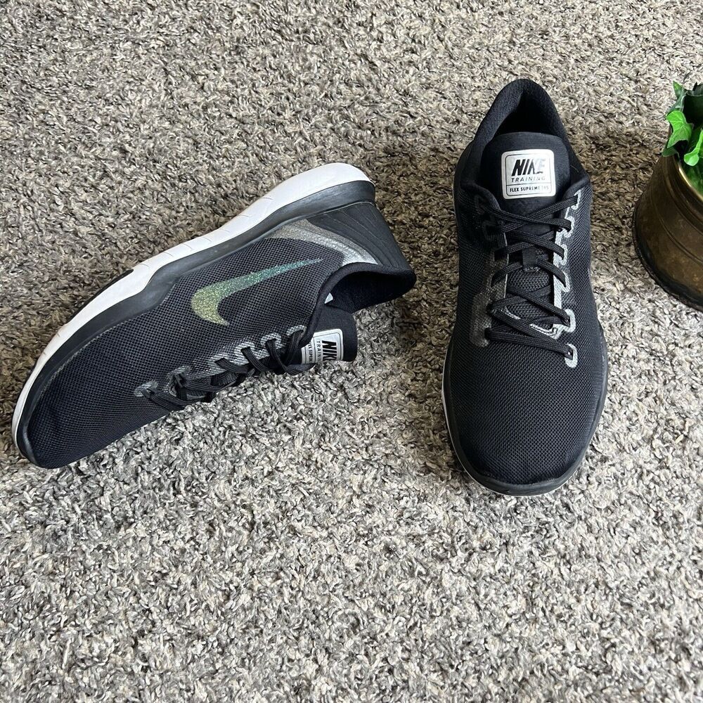 Nike Running Shoes Sneakers Size 9.5 Womens Flex Supreme TR 5 Black Athletic